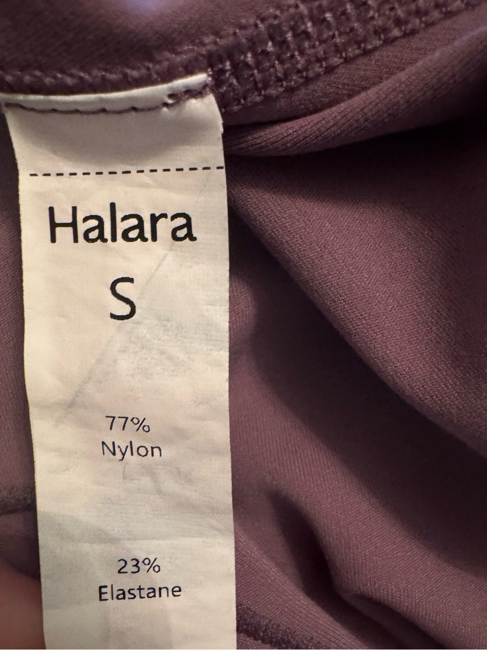 HALARA 2 in 1 Activity Dress Dusty Lavender Built in Bra & Shorts Small - Picture 6 of 7